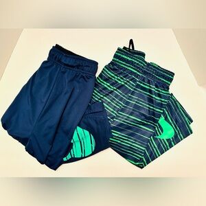 BUNDLE Men’s Nike Dri Fit Shorts Sz Large Navy /Green